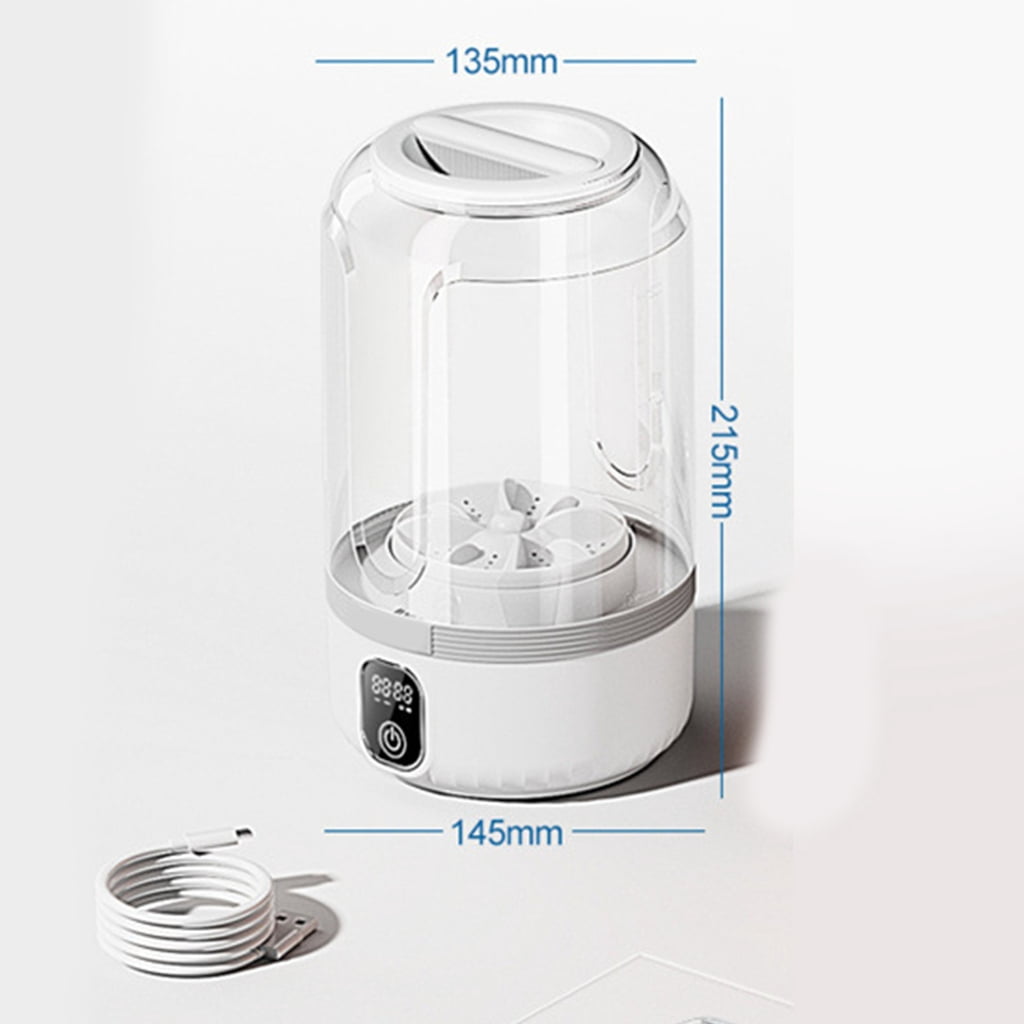 Miniature Rechargeable Clothes Washer for Delicates Socks and Towels Washing Machine Laundry Device