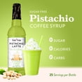 thumbnail image 2 of Jordan,S Skinny Syrups Sugar Free Coffee Syrup, Pistachio Flavor Drink Mix, Zero Calorie Flavoring For Chai Latte, Protein Shake, Food & More, Gluten Free, Keto Friendly, 25.4 Fl Oz, 1 Pack, 2 of 3