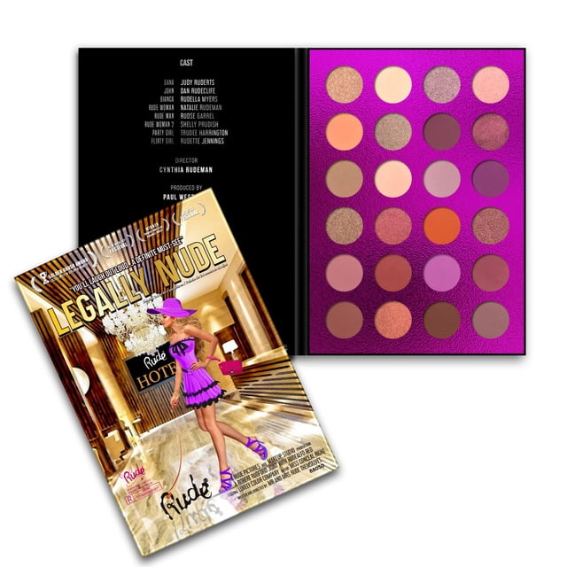 Rude - Legally Nude - Paleta de 24 sombras de ojos