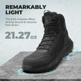 thumbnail image 3 of NORTIV 8 Steel Toe Work Boots for Men Waterproof Slip Resistant Safety Construction Boots Metrostrike-Nano, 3 of 10