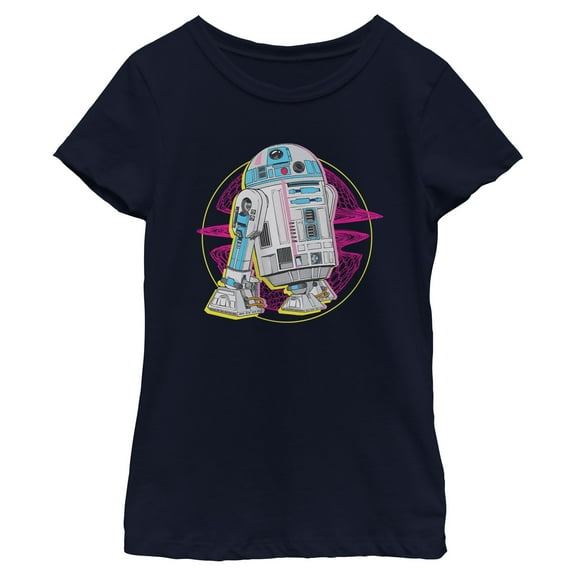 Girls Star Wars R2-D2 Retro Vibes T Shirt