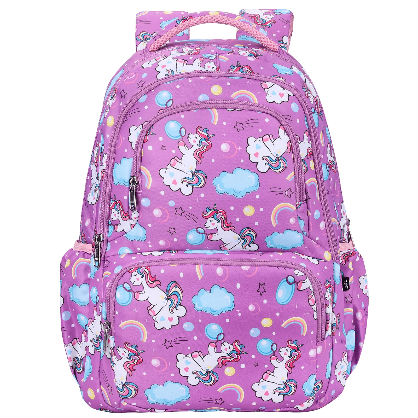 Kid Backpack Girl and Boy Cat Ear Bag for School Classic Bag Large Size Light Weight Have Gift Package … Pink hearts 