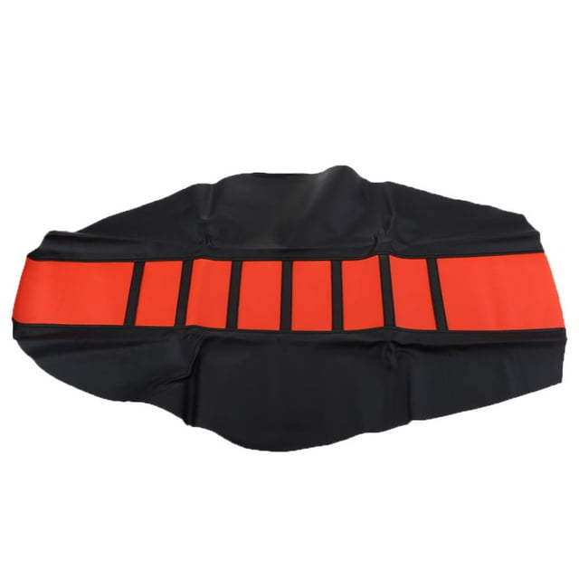 DYNWAVECA Universal Gripper Soft Motorcycle Anti- Seat Cover for Bike , Orange, as described