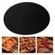 thumbnail image 3 of Tapete Para Barbacoa De PTFE, Redondo Negro 40cm, Impermeable Al Calor, Reutilizable, Apto Para Alimentos, Tapete De Silicona Antiadherente Lavable Para Estufa De Gas, Cocina,, 3 of 7
