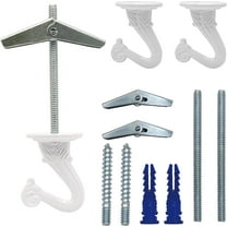 Ceiling Hooks for Hanging Plants- 2 Pcs Vintage Style Ceiling Plant Hanger Hooks Outdoor or Indoor- Sturdy Plant Hooks for Hanging Lights, Flower Baskets and More- Easy to Install Screw in Hooks