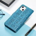 thumbnail image 4 of Funda Cartera FOXDOCK para iPhone 13 Mini , Flip PU con Relieve de Gatos y Perros, Tarjetero y Soporte, 4 of 6