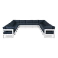 thumbnail image 1 of Meridian Furniture Nizuc Sectionnel Modulaire de Patio Extérieur Bleu Marine, 1 of 8