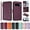 Darkpurple, variant on Wallet Case For Google Pixel 10 /10 Pro,  Butterfly Flower Pattern Leather Flip Kickstand Card Holder Zipper Pocket Magnetic Closure Wallet Cover With Crossbody Strap+Lanyard  ,Purple