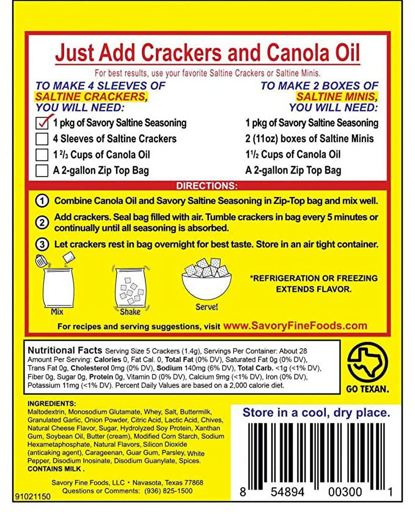 Cracker Girl Original Spicy Seasoning 7 oz – Cracker Seasonings