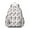 Boston Terrier Puppy, variant on Bulldog Dog and Footprints Backpack for School,Cute School Bag,Schoolbag with Adjustable Shoulder Straps & Padded Back,13.4"x11"x4.7"