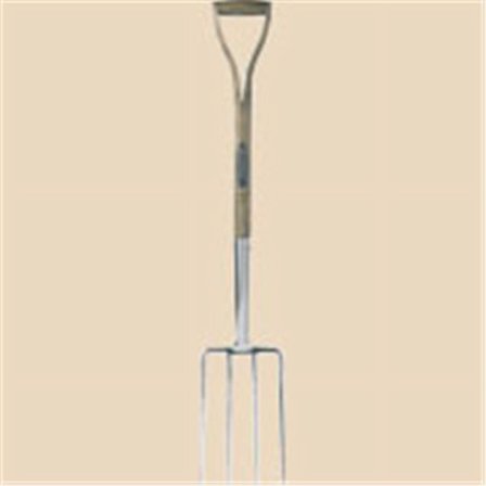 Spear & Jackson Traditional Stainless Steel Digging Fork, Heavy Duty Durable Stainless Steel Garden Tool, Ideal for Digging, Aerating, and Turning Soil