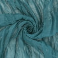 thumbnail image 4 of REGALWOVEN 6 Pack Table Runners Crinkle Fabric Table Banners for Party Home Decor Blue 35'x118', 4 of 6