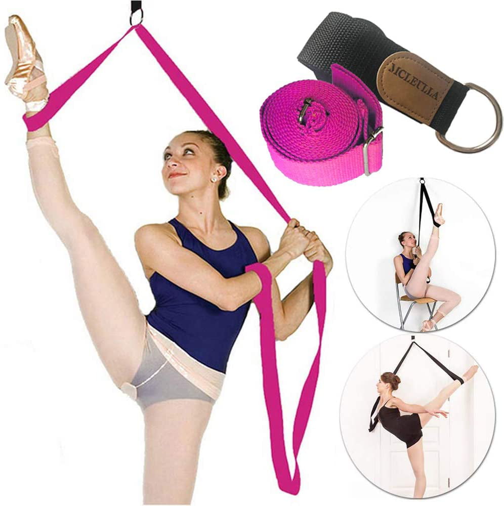 Gym Ballet Leg Stretcher Band With Door Flexibility Trainer Stretching Strap 