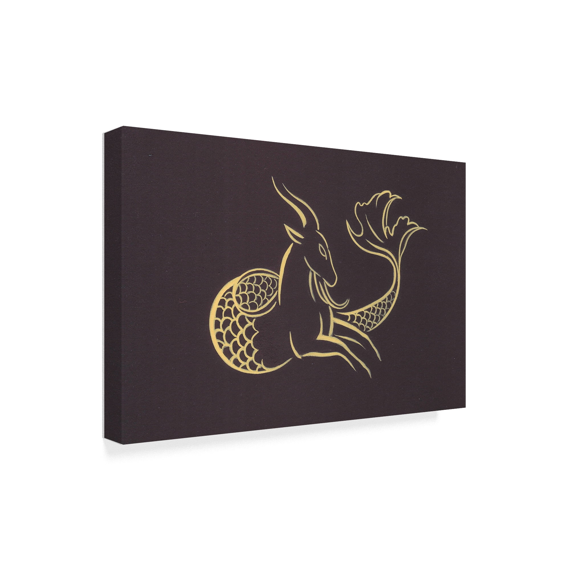 Trademark Fine Art 'Capricorn Remarque' Canvas Art by Kirk Reinert