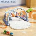 thumbnail image 6 of Baby Gym Mat , HDJ Upgrade Play Mat with Side Rails and Toys for Boys and Girls 0-36 Months Baby Shower Gift, Purple, 6 of 6