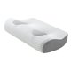 thumbnail image 5 of Almohada cervical de espuma viscoelástica con orificios para las orejas, ergonómica, cómoda para dormir de lado. Gris, 5 of 9
