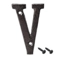 thumbnail image 1 of Unique Bargains 3 Inch Cast Iron House Letter Mailbox Address Sign Letter V, 1 of 5