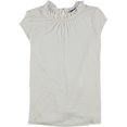 thumbnail image 1 of Tommy Hilfiger Womens Solid Cap Sleeve Pullover Blouse, Off-White, Medium, 1 of 1