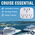 thumbnail image 3 of Regleta para cruceros sin protector contra sobretensiones con salidas USB - Aprobado para barcos (sin protección contra sobretensiones) Cruise Essentials, 3 of 5