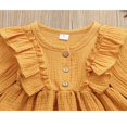 thumbnail image 2 of EIMELI Toddler Kids Baby Girls Long Sleeve Ruffle Party Princess Button Tutu Dresses Infant Clothes, 2 of 6