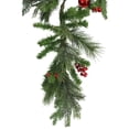 thumbnail image 3 of Vickerman Guirlande de Noël Artificielle en Pin Mélangé avec Baies Rouges et Boules 6,5 Pieds x 30 Pouces - Non Éclairée, 3 of 3