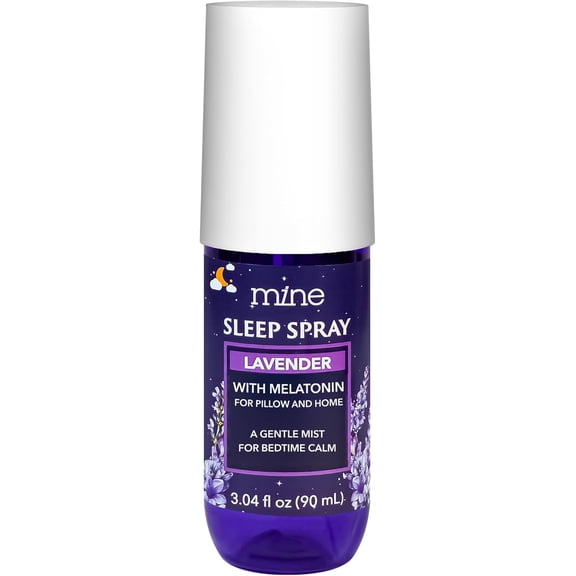 Lavender Sleep Spray with Melatonin – Natural Pillow Mist for Relaxing Sleep, Calming Bed Spray for Adults, Lavender Pillow Mist