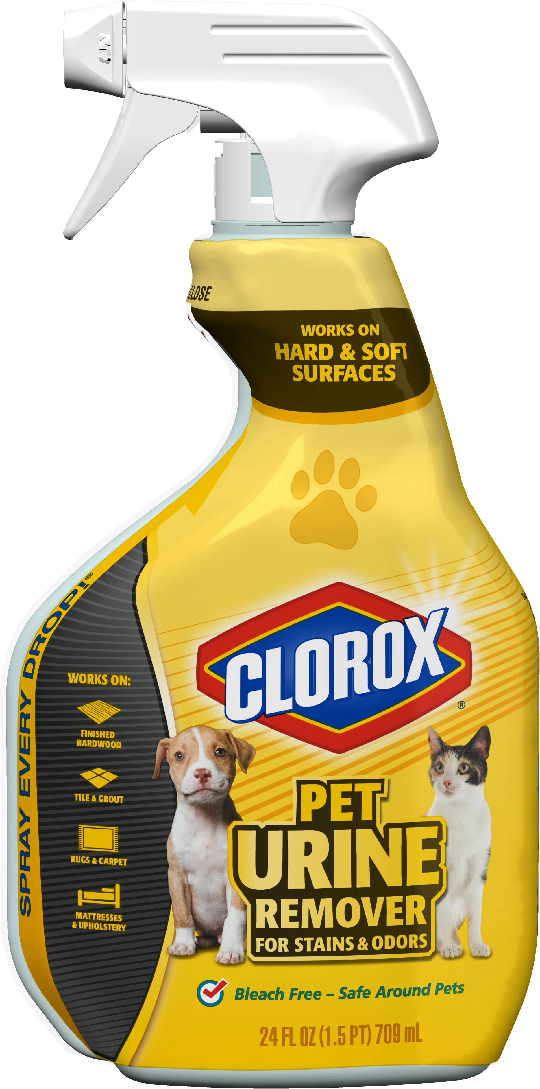 Clorox Pet Urine Remover for Stains and Odors, Spray ...