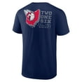 thumbnail image 3 of Men's  Navy Cleveland Guardians Two One Six T-Shirt, 3 of 3