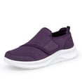 thumbnail image 3 of KANG Fashion Wide-Toe Walking Shoes for Senior Men and Women, Lightweight Breathable Mesh Sneakers, Supportive and Comfortable Shoes for Spring and Summer Purple 42, 3 of 8