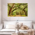 thumbnail image 2 of Elephant Stock Charleston Oak Forest Wall Art - Horizontal Canvas Wall Art - Living Room Wall Decor - Nature Canvas - Brown And Green Decor - 45" x 30", 2 of 4