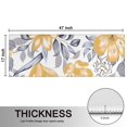 thumbnail image 5 of Kitchen Rugs Sets Of 2,Pioneer Flower Floral Print Pattern Anti Fatigue Kitchen Mat Rugs Non Slip Washable,Decorative Kitchen Floor Mats for Kitchen,Sink,Laundry,17"X47", 5 of 5