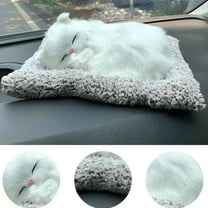 BESTSKY Lifelike Simulation Cat Toy - Interactive Meowing Kitten Plush for Kids,Realistic Self-Moving Stuffed Animal,Educational Sensory Toy for Ages 3 ,Perfect Desk & Car Decoration (10.6in)