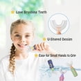 thumbnail image 5 of Kids U Shaped Toothbrush, Soft Silicone Brush Head with Handle, 5 of 5
