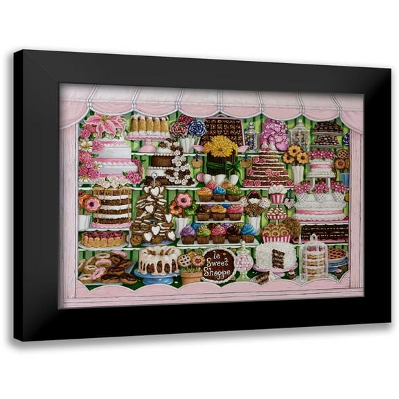 Kruskamp, Janet 14x12 Black Modern Framed Museum Art Print Titled - Sweet Shoppe