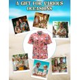 thumbnail image 4 of Chihuahua with Flowers Hawaiian Shirt for Men, Button Down Summer Beach Short Sleeve, Chihuahua Lover Gifts, S-5XL, 4 of 4
