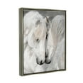 thumbnail image 3 of Hugging Horse Duo Wildlife Animals & Insects Photograph Luster Gray Framed Art Print Wall Art, 3 of 6
