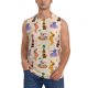 thumbnail image 1 of Balery Dogs In Different Poses Camisetas sin mangas para hombre, absorbe la humedad y protege contra el mal olor.-3X-Large, 1 of 7