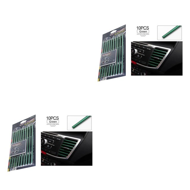 Transemion NEW 10pcs/set Universal Car Air Conditioner Outlet Decoration U Shape No.06 2Set