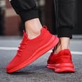 thumbnail image 4 of EKRBXA Knit No-Tie Sneakers, Lightweight Breathable Mesh Walking Shoes, Non-Slip Comfort Casual Athletic Shoes for Gym & Everyday Wear, 4 of 5