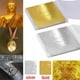 thumbnail image 2 of Matsuzay Hojas de hojas de aluminio de imitación para manualidades, manualidades, fiestas de cumpleaños, láminas de imitación doradas, Artesanía oro 500 piezas, 2 of 6