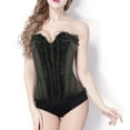 thumbnail image 3 of JFGHDG Strapless Corset Top Bustier Corset Top Gothic Corset Top Corset for Renaissance Corset Tank Tops for Women Vintage Corset Bustier Corset Black 2xl, 3 of 8