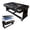 black, variant on 7ft Pool Table 4‑in‑1 with Dining Top, Air Hockey & Ping Pong – Black Family Game Table