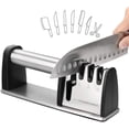 thumbnail image 1 of Manual Knife Sharpener Knife Sharpener, 4 Levels Knife Sharpener Knife Sharpener, Knife Sharpening for Chef Knives, Kitchen Knives, Knives and Scissors Kitchen, Non-Slip, 1 of 4