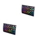thumbnail image 2 of Bewildely Pegatinas transparentes con múltiples patrones, hermosas calcomanías para diario, manualidades coloridas, decoración de uñas, dibujos Caricatura 1 2piezas Bewildely CBP353482, 2 of 6