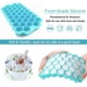 thumbnail image 2 of Bandeja de silicona para cubitos de hielo con tapa, molde hexagonal para cubitos de hielo, gelatina de caramelo, molde de chocolate, molde de cubitos de hielo de silicona, 37 celdas, 2 piezas, 2 of 3