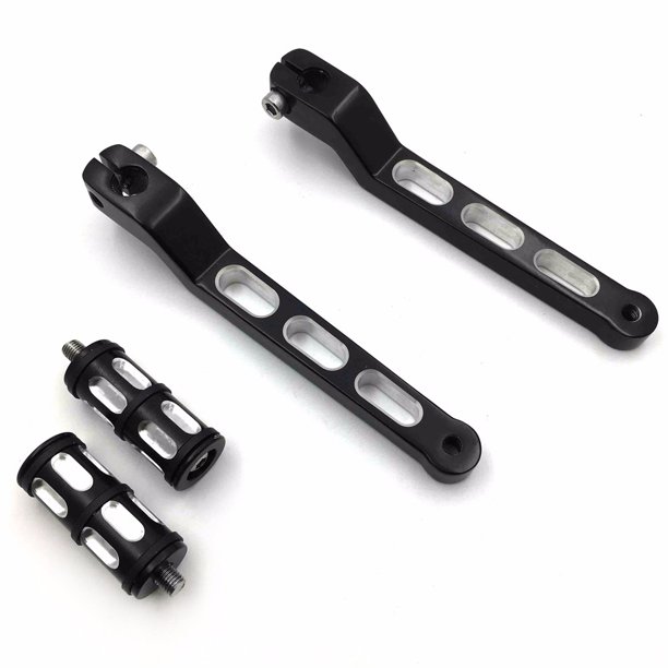 HTT Style 009A Motorcycle Black Aluminum Heel Toe Shift Levers/Gear