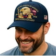 thumbnail image 2 of Eagle and Liberty United States, 250th Anniversary Hat, Adjustable Bald Eagle Embroidery Patriotic Baseball Cap for Veterans, 2 of 10
