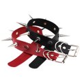 thumbnail image 4 of Sonducket Gargantilla de corazón Halloween clavícula Punk collares dulce regalo collar colorido Curb diseño Simple gargantillas de cuero Ropa, zapatos y accesorios Miscelánea Púrpura Sonducket PS11271-04, 4 of 6