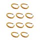 thumbnail image 3 of Minnieouse Korean Fashion Hairband Women Vintage Handmade Pleated Tool Students Girl Wrapped Styling Headband Accessory Adults Amarillo 10Conjunto, 3 of 6