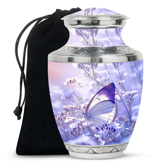 Butterfly Urn, Cremation Urns for Human Ashes, Urns for Adult Human Ashes, Urn for Ashes Adult Male, Urns for Ashes Adult female, Large Urns for Human Ashes (Size - 10inch)